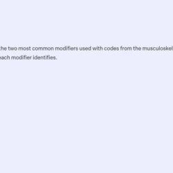 Surgical and fracture repair codes in the musculoskeletal subsection